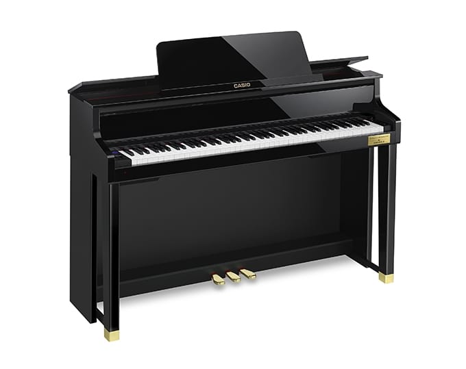 Casio GP510 Grand Hybrid Digital Piano, Polished Ebony, Display Model