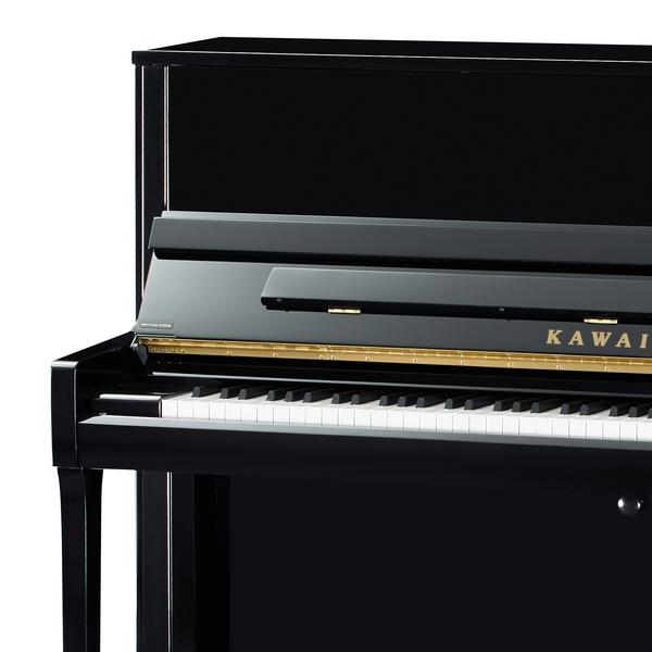 Kawai K300 Upright Piano, Polished Ebony, Display Model