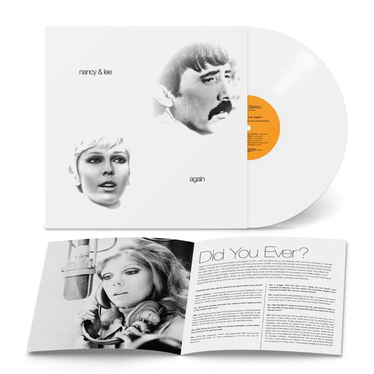 Nancy Sinatra And Lee Hazlewood - Nancy And Lee Again - Limited Edition Solid White Vinyl