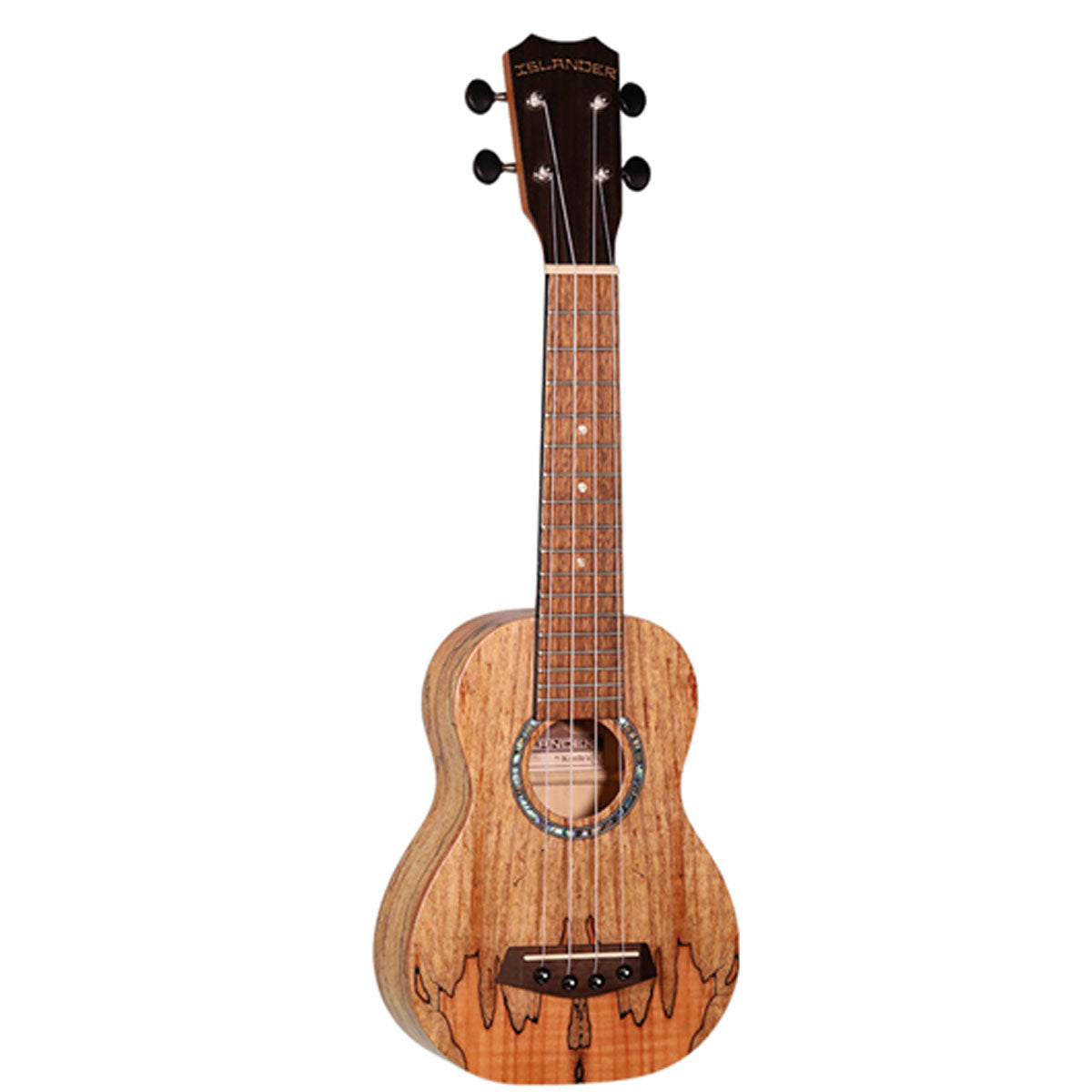 Islander MAS4 Soprano Ukulele, Spalted Maple