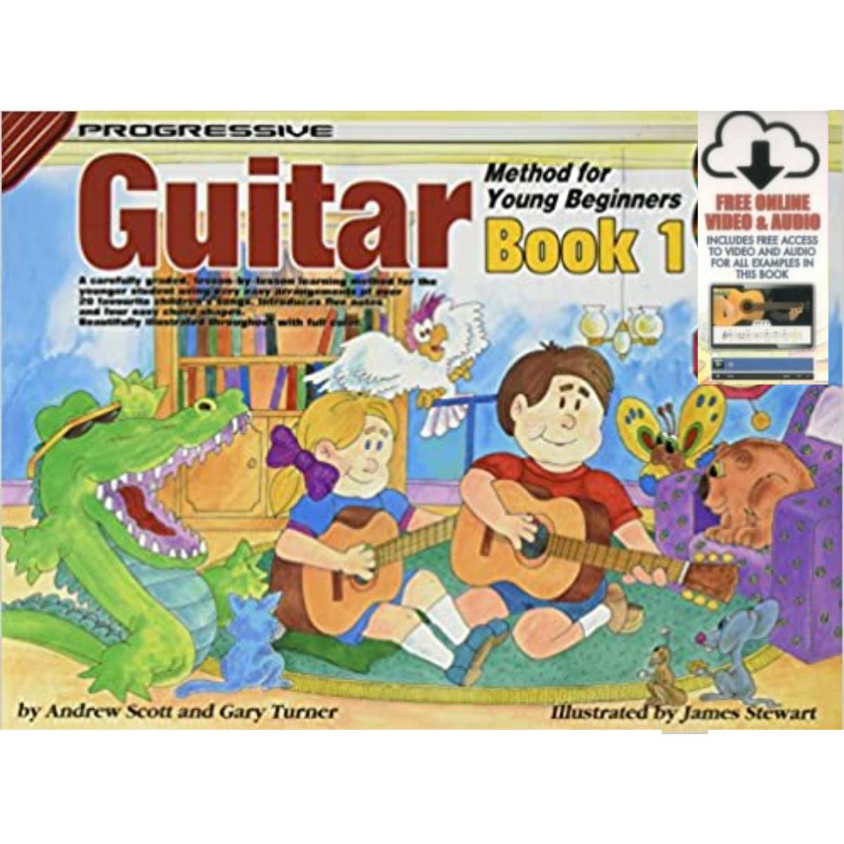 Scott & Turner - Progressive Guitar Young Beginner 1 (Book and Online Audio + Video)