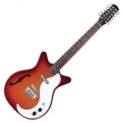 Danelectro DC59 12 String With F Hole Cherry Sunburst