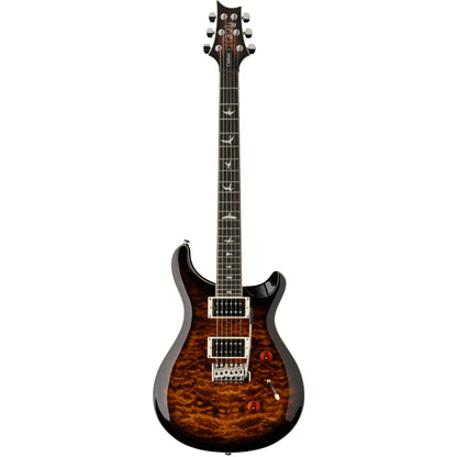 PRS SE Custom 24 Black Gold Sunburst Quilt Maple Top Rosewood Fingerboard Bird I