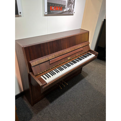 Pre Owned Rosler Upright Piano, Mahogany Serian No. 128165