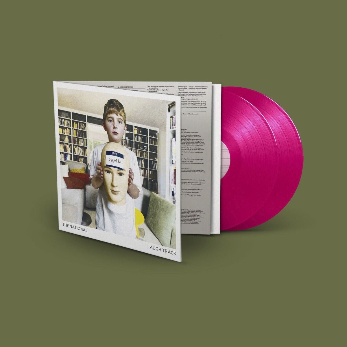 National - Laugh Track - Indie Exclusive Pink 2LP Vinyl