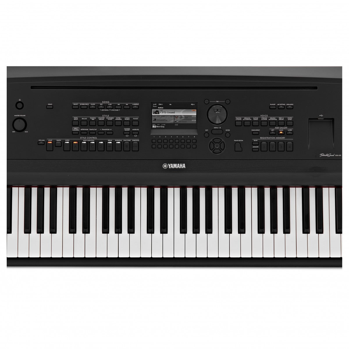 Yamaha DGX670 Digital Piano in Black