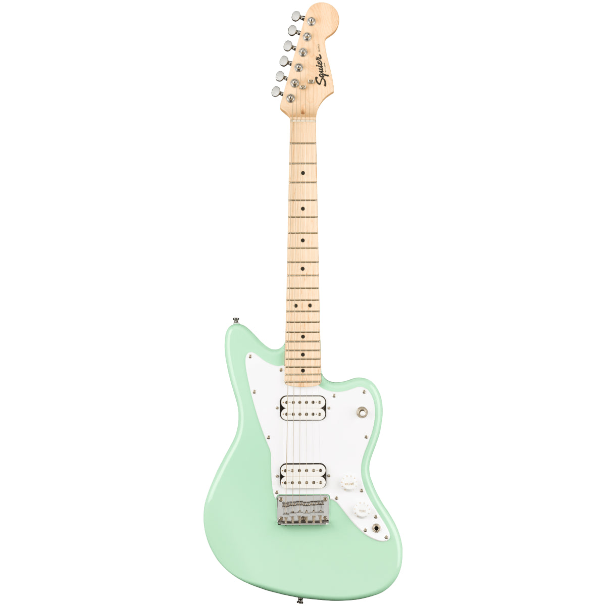 Squier Mini Jazzmaster HH, Maple Fingerboard, Surf Green