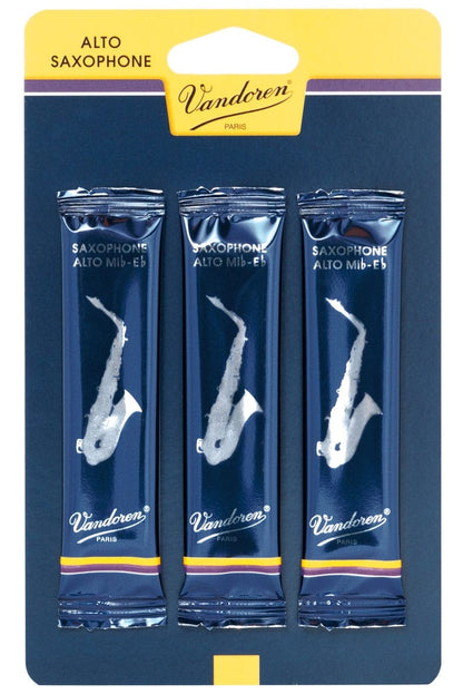 Vandoren Alto Sax Reeds 3 Traditional (3 Pack).