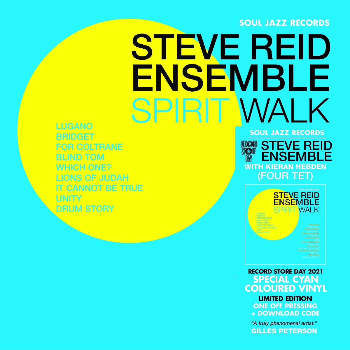 STEVE REID ENSEMBLE/HEBDEN - Spirit Walk - RSD 2021 - Drop 2