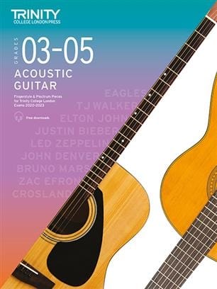 Trinity College London Acoustic Guitar 2020-2023 Grades 3-5