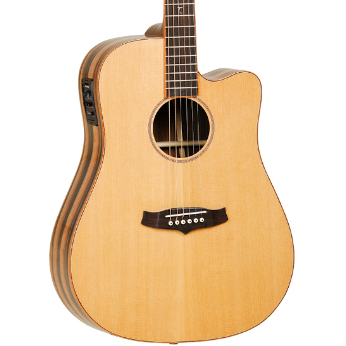 Tanglewood TWJDCE Java Exotic Dreadnought Electo Acoustic Guitar