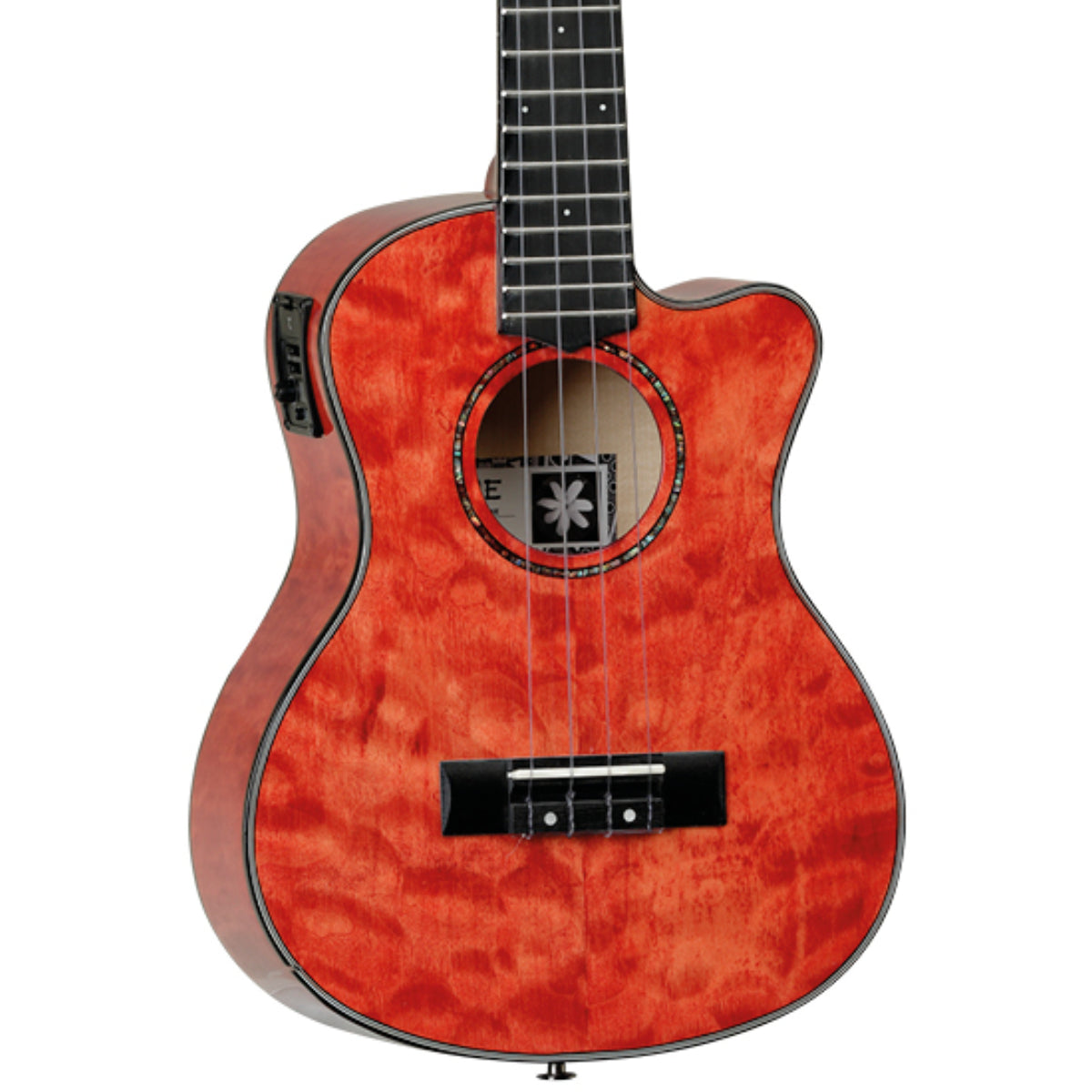 Tanglewood TWT25E Ukulele Tiare Concert Cut Tuscan Sunset Red Gloss