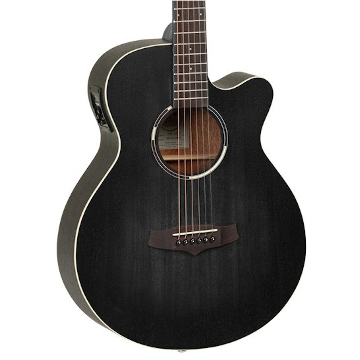 Tanglewood TWBB-SFCE Blackbird Super Folk Cutaway Smokestack Black