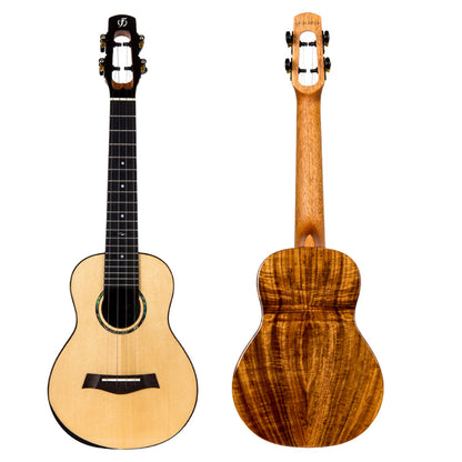 Flight Voyager Concert Electro Ukulele, Solid Spruce and Acacia