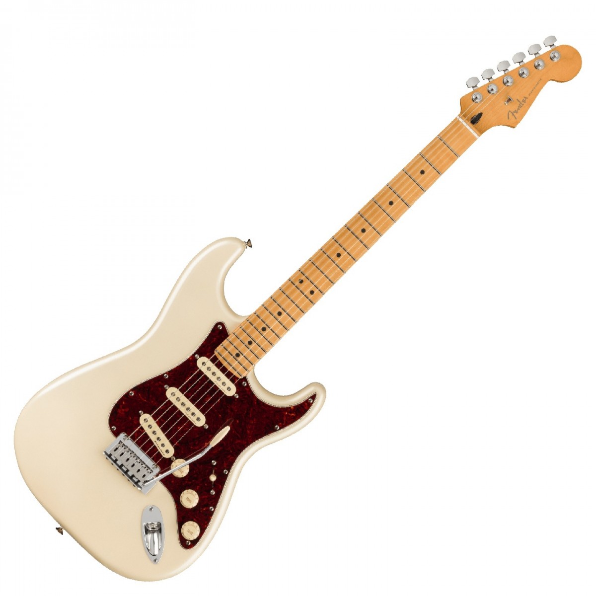 Fender Player Plus Stratocaster, Maple Fingerboard, Olympic Pearl