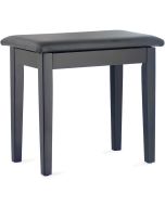Stagg Piano Stool with Storage, Polished Black