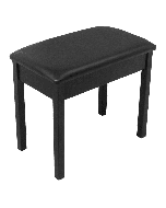 On Stage Piano Stool with Lid, Black