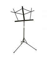 On Stage Compact Sheet Music Stand with Bag, Black