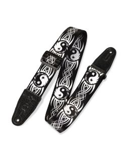 Levy's MP-15 Polyester Ying Yang Tattoo Guitar Strap