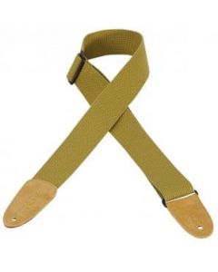 Levy's M8-TAN SoftHand Polypropylene With Leather Ends Tan Guitar Strap