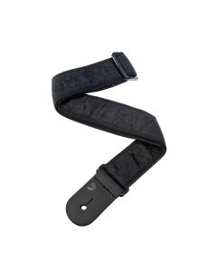 D'Addario Woven Guitar Strap, Black Satin