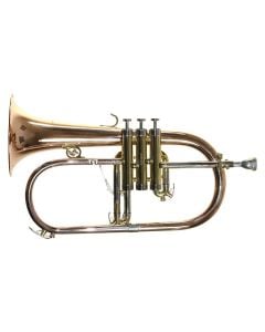 Trevor James Renaissance TJFL6500 Flugel Horn, Gold Lacquer