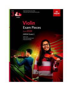 ABRSM Violin Exam Pieces from 2024 Grade 3 - Violin Piano with Online Audio (Score Part & Audio)