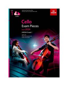 ABRSM Cello Exam Pieces from 2024 Grade 1 - Cello, Piano with Online Audio (Score, Part & Audio)