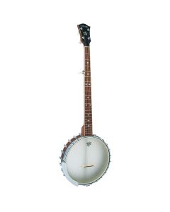 Ashbury AB-55 5 String Openback Banjo, Walnut