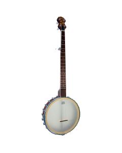 Ashbury AB-85 5 String Openback Frailing Banjo, Walnut Rim