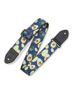 Levy's Prints Polyester w Leather Ends 2 Fruit Salad - Avocado