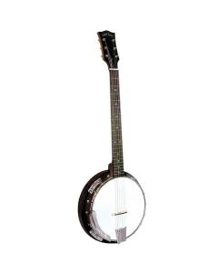 Gold Tone Cripple Creek Banjitar, 6-string guitar neck with banjo body and bag