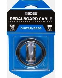 Boss BCK2 Pedalboard cable kit, 2 connectors, 2ft / 0.5 m cable