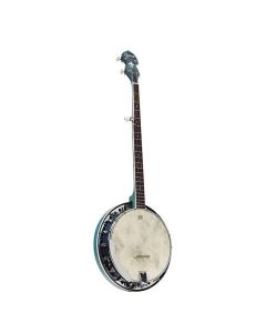 Ozark 2306GBU 5 String Resonator Banjo, Blue