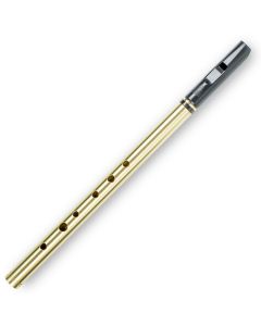 Dixon Solid Brass High D Whistle, Tuneable
