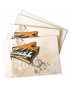 Music Gifts Note Cards - Piano