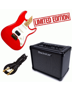 Jet Electric Guitar Starter Pack With Blackstar IDCore 10 Amp