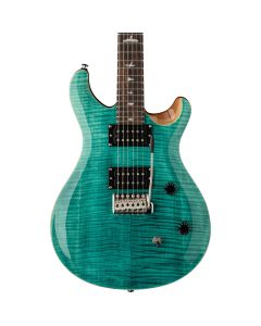 PRS SE CE 24 Turquoise Flame Maple Top Rosewood Fingerboard Bird Inlays 8