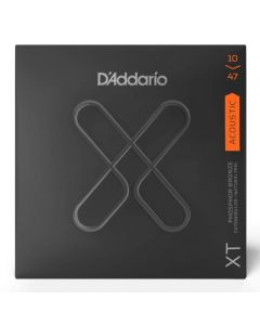 D'Addario XTABR1047 XT 80/20 Bronze Acoustic Guitar Strings, Extra Light, 10-47