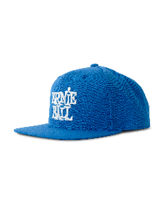 Ernie Ball Cap Blue With Stacked White Logo