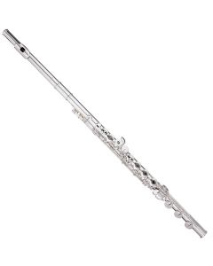 Trevor James 31VF-HROE Virtuoso Flute Outfit, CT Traditional Lip Plate, B Foot Joint, Open Hole