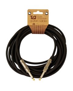 TGI Guitar Essentials Cable 20ft 6 Meters Black
