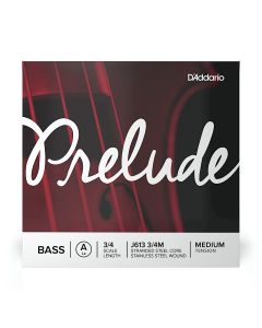 D'Addario Prelude Bass Single A String, 3/4 Scale, Medium Tension