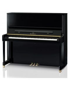 Kawai K600 Upright Piano, Polished Ebony