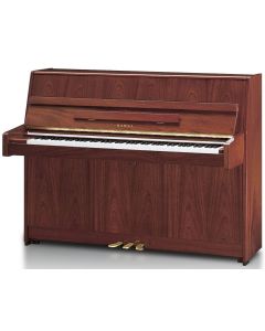 Kawai K15 Upright Piano, Polished Mahogany