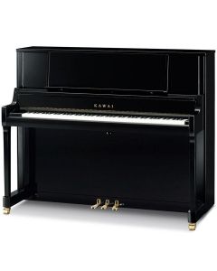 Kawai K400 Upright Piano, Polished Ebony