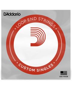 D'Addario Plain Steel Loop End Single String, .011