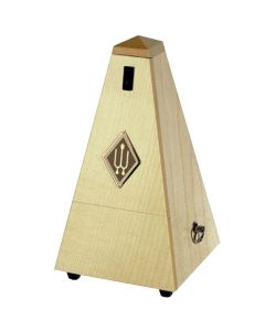 Wittner W817A Wooden Pyramid Metronome with Bell, Matt Maple Blonde Finish