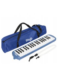 Stagg 37 Key Melodica, Blue