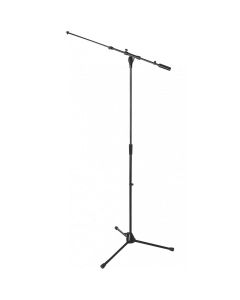 On Stage Euro-Style Heavy Duty Tripod Base Mic Stand with Telescope boom (MS9701TB)